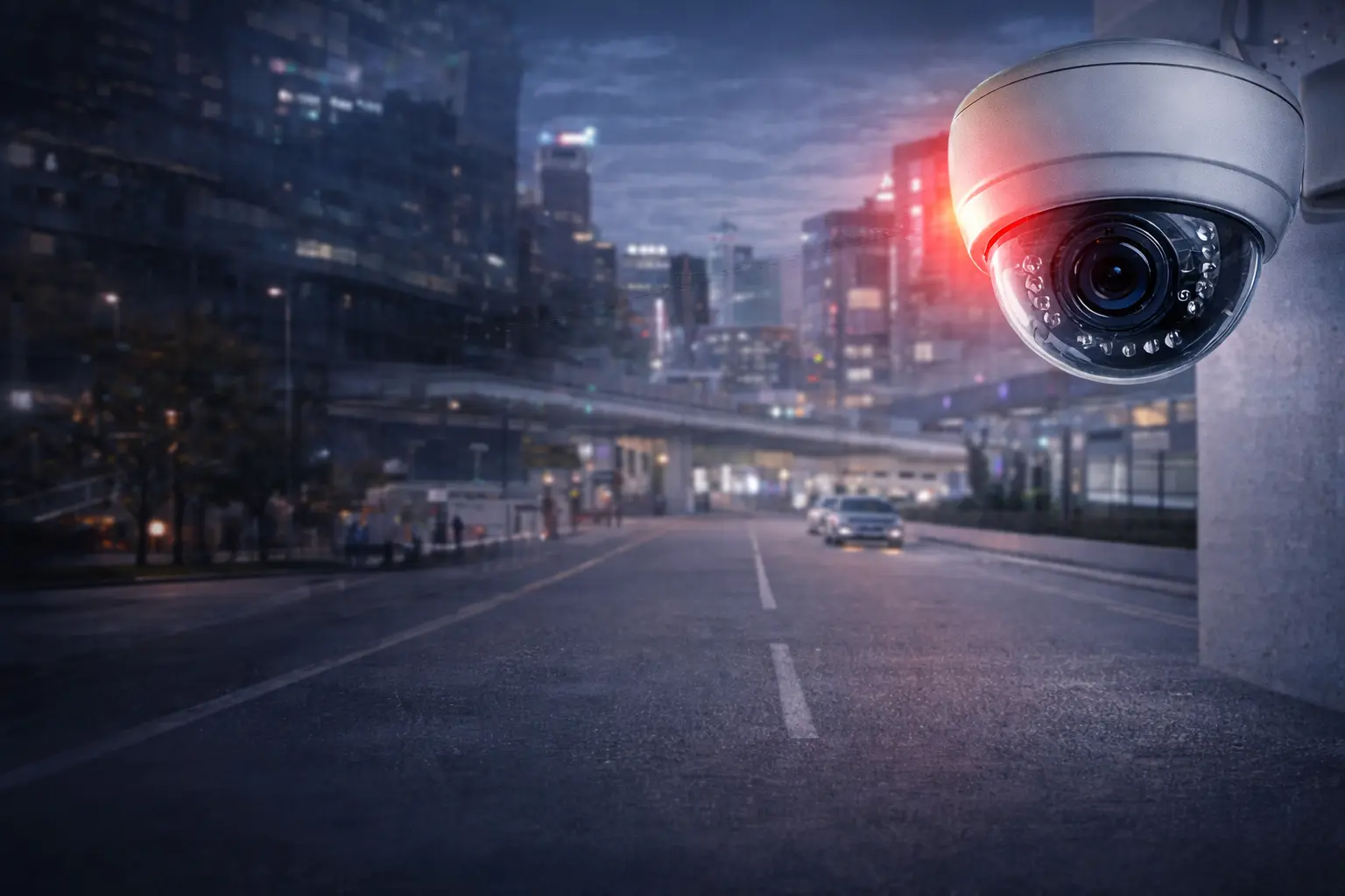Toko retail dengan sistem keamanan modern